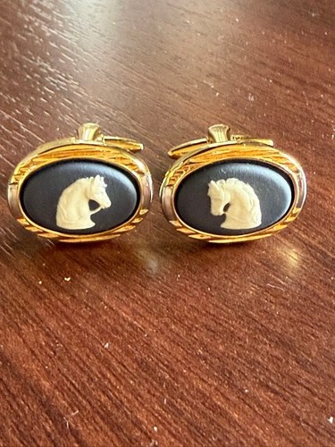 Wedgwood horse gold - wedgwood, cufflinks