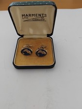 Men's Vintage Cufflinks In Original Marments Of Cardiff Box