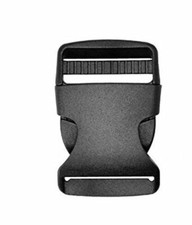 Black 1.5" 38mm Clip Buckle