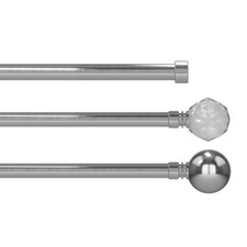 METAL CURTAIN POLES 28MM