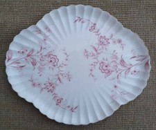 BROWNFIELD FLUTED CAKE PLATE.
