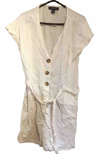 Primark white cotton shortie - white,