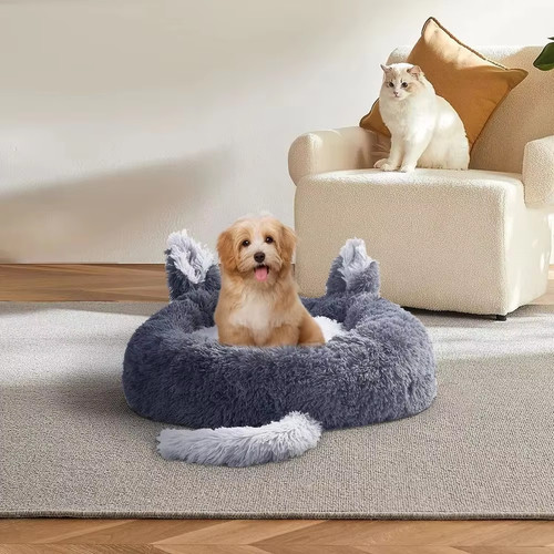Dark grey 70cm round - grey, pet