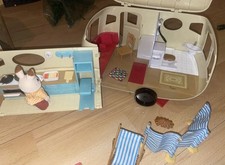 Sylvanian families caravan - families,