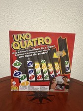 Uno Quatro Game Drop & Swap Family Party Game Board Games Toy Age 7+ 