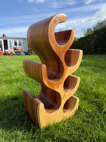 Stunning hand carved wine - carved,