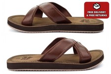 Mens Wide Fit Sandals Beach