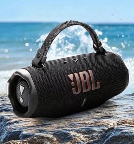 Black jbl charge portable - black,