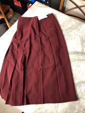 Iris & Ink Burgundy Pleated