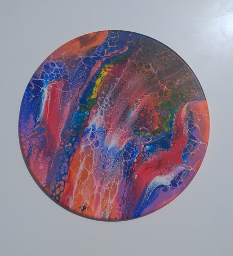 Handmade painting fluid art - painting,