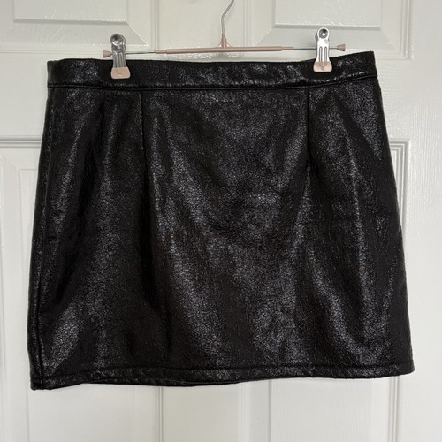 Primark black faux leather - faux,