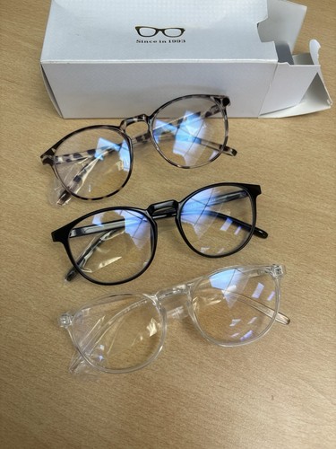 Blue light blocking glasses - blue,
