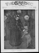 1900 LONDON Paddington Station Queen Railway Dog Tim Widows Orphans Fund (120)