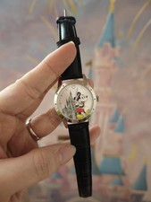 MICKEY MOUSE Walt Disney World - Limited Release leather Watch  VGC