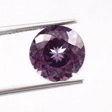 AAA 10x10 mm Natural Flawless Color Change Alexandrite Round Cut Loose Gemstone