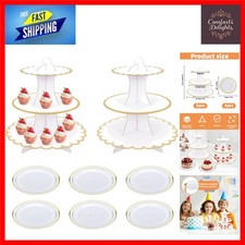 Elegant 3-Tier Cupcake Dessert