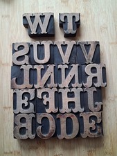 Fancy wooden letterpress - wooden,