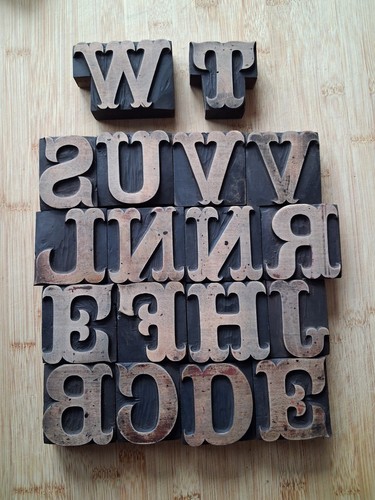 Fancy wooden letterpress - fancy,