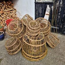 Cornish Lobster Pot Crab Pot Traditionally Handmade Willow Woven ~ SIZE SMALL
