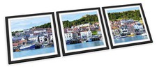 Scarborough North Yorkshire FRAMED ART PRINTS SET Picture Poster Square