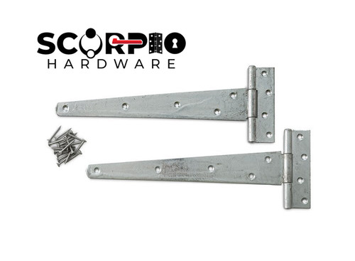 Strong galvanised tee hinge - strong,