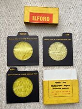 Vintage Ilford Filters For Multigrade Paper Cardboard Mounts Lo Medium High