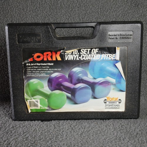 York pound set vinyl coated - 20,