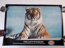 ESSO TIGER PETROL STATION OIL  PROMO VINTAGE POSTER  advertising 1970s