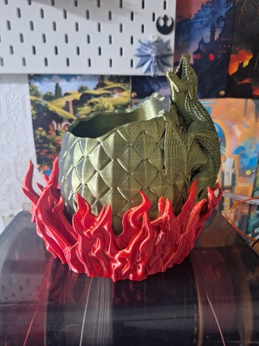 Dragon egg planter - egg,