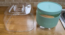 Raised lid and 2L glass jar for Luvele Pure Plus Yoghurt Maker