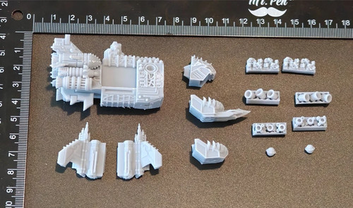 Battlefleet gothic ork cruiser - battlefleet,
