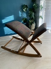 Vintage Folding Wooden Rocking