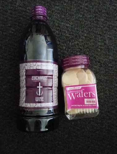 Holy communion waffer - communion,
