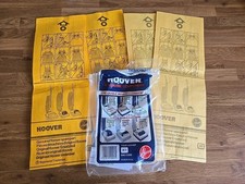 4 Genuine Hoover H1 Paper Bags For  Vintage Junior & Senior Models