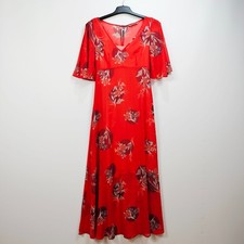 M&S Collection Red Floral Maxi