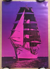 Psychedelic Sailboat Vintage