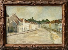 Oil Painting Street With