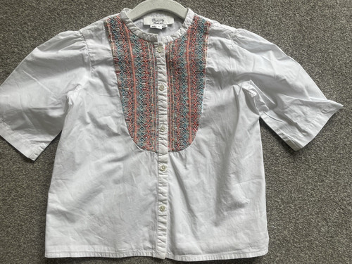 Bonpoint white blouse - white, with