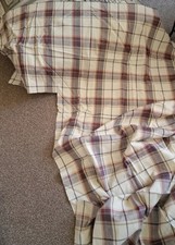 Laura Ashley Highland Check Grape Purple fabric remnant 