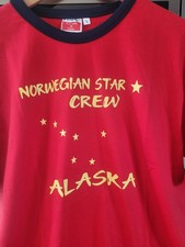 Mens Cotton T-Shirt Size L Red