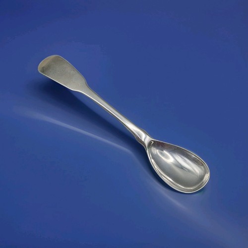 Sterling silver mustard spoon - sterling,