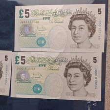 1  X Bank of England Five £5