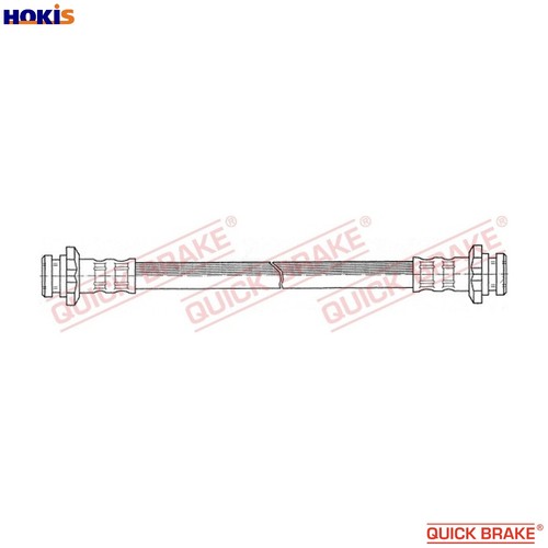 Brake hose 044 for - for, nissan