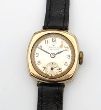 9 ct gold case rolex precision lady watch