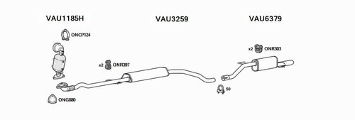 Euroflo exhaust system for - exhaust,