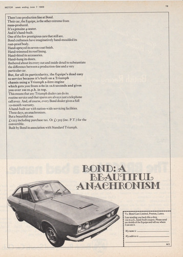 Bond equipe original - original, uk