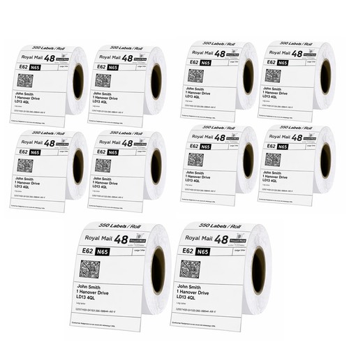Rolls 4x6 thermal labels - 10,