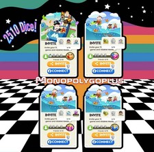 🚀2 MIN SHIP 🚀⚡️Mono_poly_Go Friend Invite Bar Boost ✅ 2510 Dice Boost 🎲