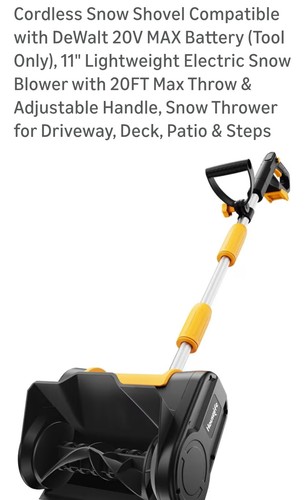 Cordless snow shovel comp - cordless,