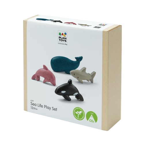 Plantoys sea life wooden - life,
